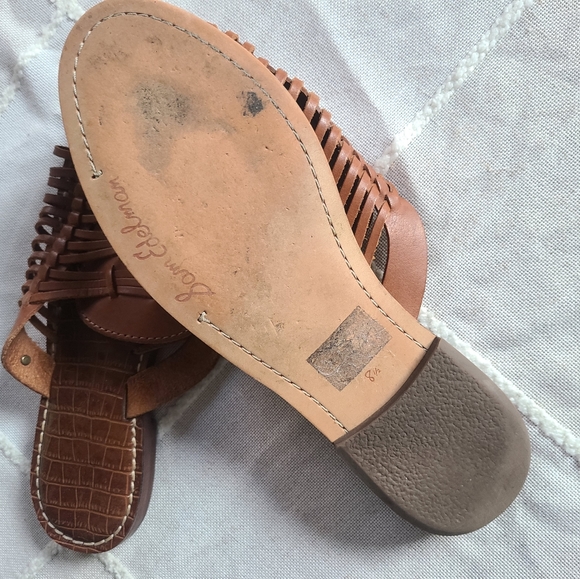 Brown Woven Sma Edelman Mules - Picture 2 of 3